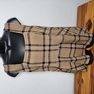 Torrid Ponte Square Neck Peplum Top Size 1